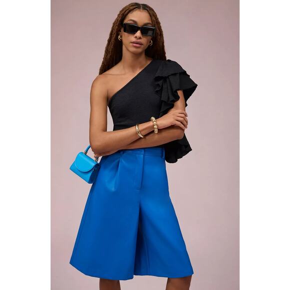 Anthropologie Ruffled One-Shoulder Top - New XL - Picture 3 of 6